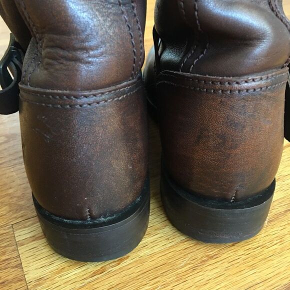 FRYE Veronica Tall Brown Leather Slouch Boots | Size 6.5 - Picture 13 of 15